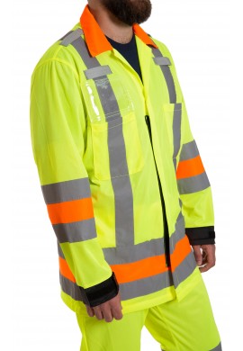 Hi Vis MTQ flagman vest